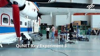 QuNET  Flugexperiment - Schlüsselexperiment 3 (Trailer )