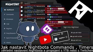 Jak nastavit Nightbota - Nightbot chatbot pro Twitch/YouTube (tutoriál)