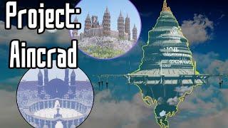 BUILDING ALL 100 Floors of AINCRAD in Minecraft (Sword Art Online Map Minecraft Download)