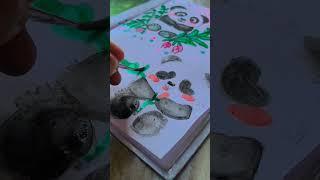 panda painting part 2 #painting #aesthetic #artist pk 369