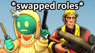When the Sniper and Spy Swap In TF2