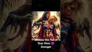 Supergirl Vs  Marvel DC AII  #shorts # Witness the Fall of Your Hero #cartoon #youtube