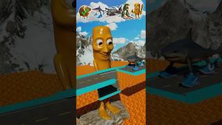 Weird Italian Characters vs Lava Challenge – BeamNG.Drive