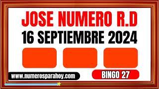 NÚMEROS PARA HOY LUNES 16 DE SEPTIEMBRE DE 2024 - BINGOOO 27