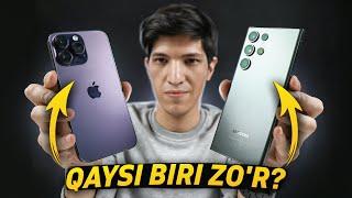 Samsung Galaxy S23 Ultra va iPhone 14 Pro Max | Qaysi biri zo'r?