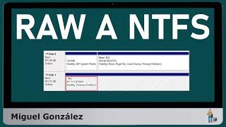 ¿Cómo Convertir RAW a NTFS sin Formatear?