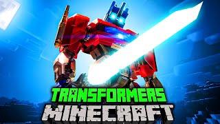 I Survived as OPTIMUS PRIME in MINECRAFT...[Full Movie]