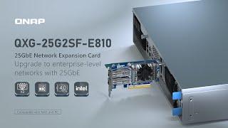 QXG-25G2SF-E810 25GbE Network Expansion Card: Upgrade to enterprise-level networks with 25GbE