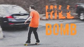 How to Hill Bomb on a Skateboard (The Easiest Way)