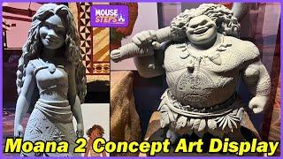 'Moana 2' Concept Art and Maquette Display at Disney's Hollywood Studios - Walt Disney World