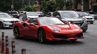 SUPERCARS in MALAYSIA | ML Driving His 488 Pista Spider