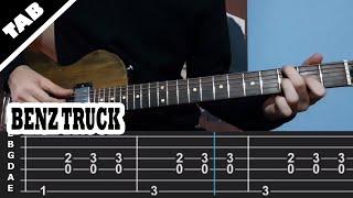 Benz Truck - Lil Peep | Guitar TAB | Lesson | Tutorial