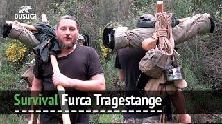 Survival Furca: Marsch-Tragestange nach Vorbild römischer Legionäre