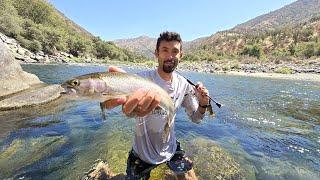 Overnight Wild Trout Catch and Cook in Remote Wilderness