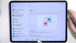 How to Reset Google Advertising on OnePlus Pad 2 | Ad Settings Management