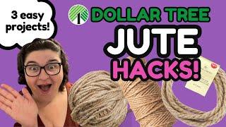 3 Genius Dollar Tree Jute DIYs You’ll Love!