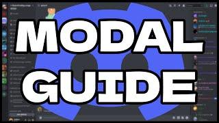 [NEW] -  Discord Modal Guide | Discord.js v14 (Discord Bot)