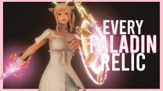 Every Paladin Relic Weapon! ARR - SHB || FFXIV 