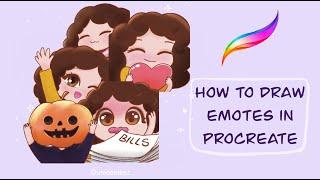 Twitch emotes tutorial for Procreate