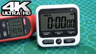 Digital Kitchen Timer with Clock and Alarm