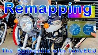 Remapping the Triumph Bonneville with TuneECU 