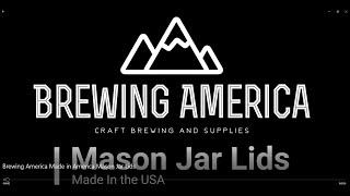 Brewing America Made in America Mason Jar Lids - The Plastic Mold Injection Process