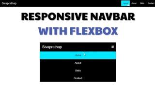 How to Make a Responsive Navbar with Flexbox? | Well Explained