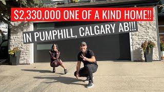 Explore A Million Dollar Luxury Home For Sale In Exclusive Pump Hill, Calgary - Backing Onto A Park!