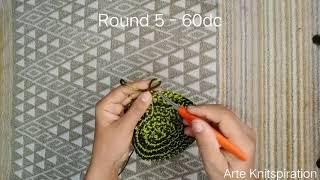 Crochet Round/Circle Base for Bags or baskets.