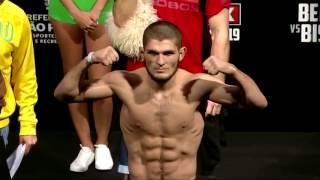 UFC on FX 7 Хабиб Нурмагомедов vs Тиаго Таварес ВЗВЕШИВАНИЕ.