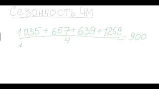 Сезонность продаж. Коэффициент сезонности. Экономика для чайников. Часть 1