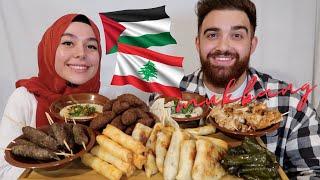 MIDDLE EASTERN MUKBANG | LEBANESE PALESTINIAN IFTAR DINNER ASMR