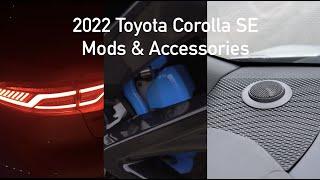 2022 Toyota Corolla SE Nightshade Mods and Accessories