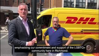 Richmond Council unveils first rainbow crossings in the borough.