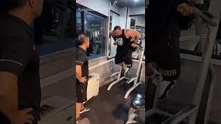 Huge Bodybuilder Behrouz Tabani Chest Dips Workout