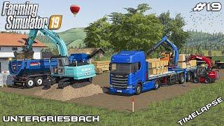 Delivering materials with SCANIA | Lawn Care on Untergriesbach | Farming Simulator 19 | Episode 19