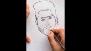"Masterclass: Babar Azam Sketching Tutorial | Learn to Draw Like the Cricket Maestro!"