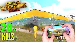 ГОРЯЩИЙ МОТОПЛАНЕР  ЭПИЧНЫЙ ТОП 1 СОЛО ПРОТИВ СКВАДОВ | PUBG MOBILE - С ВЕБКОЙ НА РУКИ (HANDCAM)