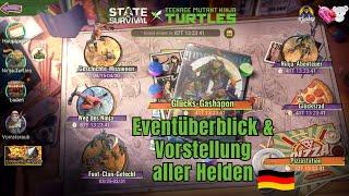 STATE OF SURVIVAL x TMNT: Eventübersicht & Einblick auf alle TMNT-Helden