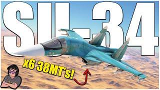 Russia's Most Capable CAS BULLIES Everything! - SU-34 - War Thunder