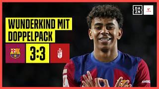 Wunderkind Yamal schnürt Doppelpack: FC Barcelona - FC Granada | LaLiga | DAZN Highlights