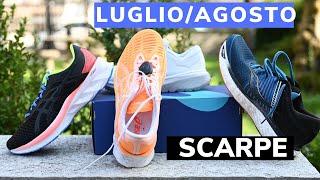 Recensioni Luglio/Agosto: Saucony Triumph 17, Hoka Cavu 3, Kiprun Ultra Light e ASICS Novablast