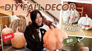 BUDGET-FRIENDLY DIY FALL DECOR (FOR FREE!)