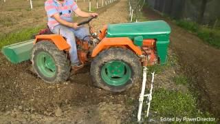 THE BEST garden tractor NIBBI 4X4 lombardini engine con fresa fresatrice