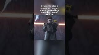 Orange Lightsaber Color Meaning #shorts