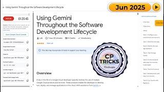 Using Gemini Throughout the Software Development Lifecycle | #qwiklabs | #coursera | #arcade