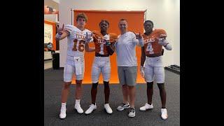 Arch Manning, Elite Day Visitors on Campus at Texas