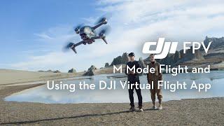 DJI FPV | M Mode First Flight and the DJI Virtual Flight App - Enjoy your Immersive Flight Training!