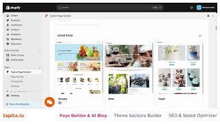 Getting Started with Tapita Page Builder & AI Blog