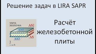 Lira Sapr Расчёт монолитной плиты